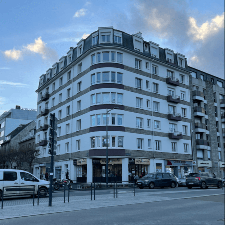 Ravalement de façade boulevard Clémenceau à Saint-Brieuc (22)
